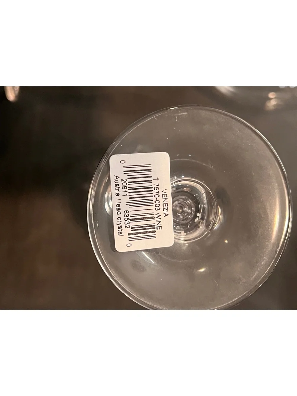 Mikasa Venezia Wine Glasses Set of 4 Austria Lead Crystal